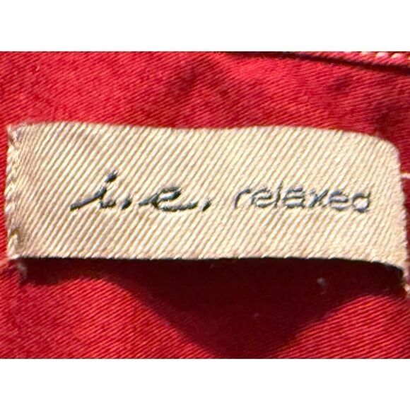 Vintage i.e. Relaxed Rust Red Button Up Top Size L Western Cowgirl - Picture 3 of 13